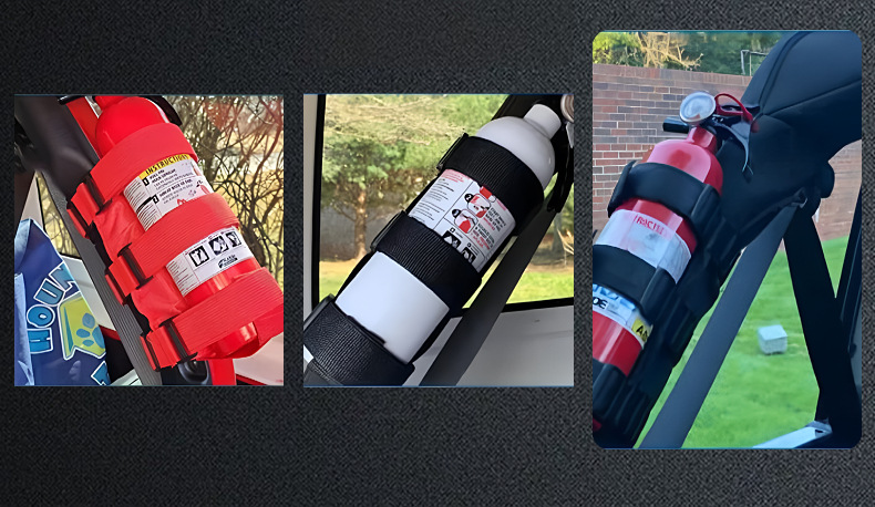 Cross-Border Off-Road Car Special Fire Extinguisher Straps Car Fire Extinguisher Support Car Emergency Fire Extinguisher Fixing Straps