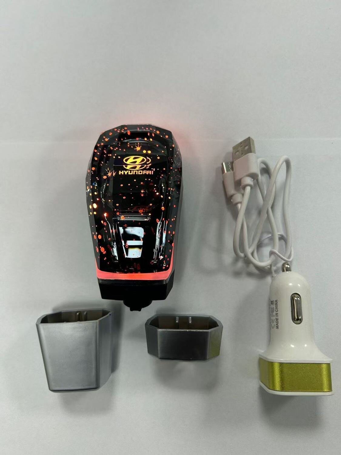 Colorful luminous gear shift knob modification suitable for Toyota Corolla and other models, crystal luminous gear shift modification
