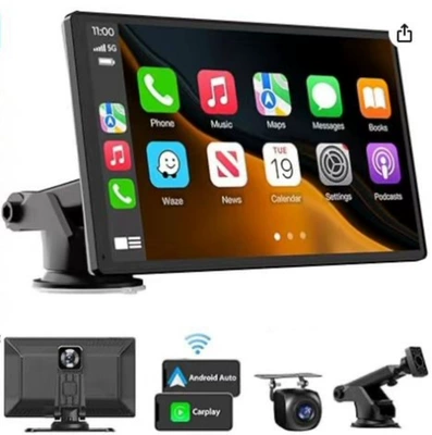 Cross-Border 9inch Carplay Smart Screen Convenient Navigation Mp5 Player Car Screen Projection Driving Recorder (Driving recorder)