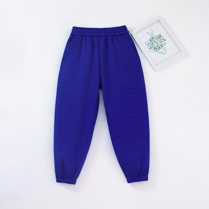 Little Maven pantalones gruesos europeos y americanos para niños pantalones de invierno forrados de lana para niños pantalones casuales para el hogar