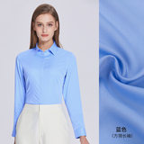 Màu Xanh nhạt-dài tay nữ-cổ vuông