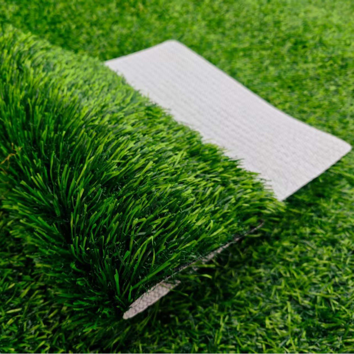césped artificial TPR caucho fondo blanco jardín de infantes balcón artificial césped artificial interior al aire libre alfombra decoración image 6