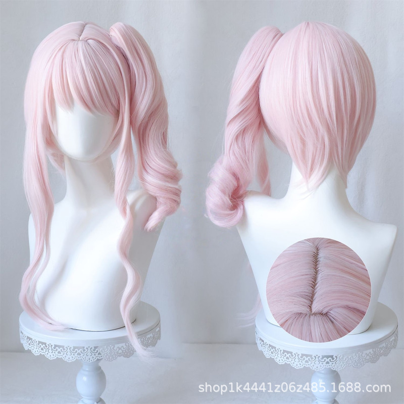 Akiyama Mizuki Cosplay Wig Project Sekai Colorful Stage! Feat. Pink Single Ponytail Realistic Scalp Top Cosplay Akiyama Mizuki Cosplay Wig Project Sekai Colorful Stage! Feat. Pink Single Ponytail Realistic Scalp Top Cosplay