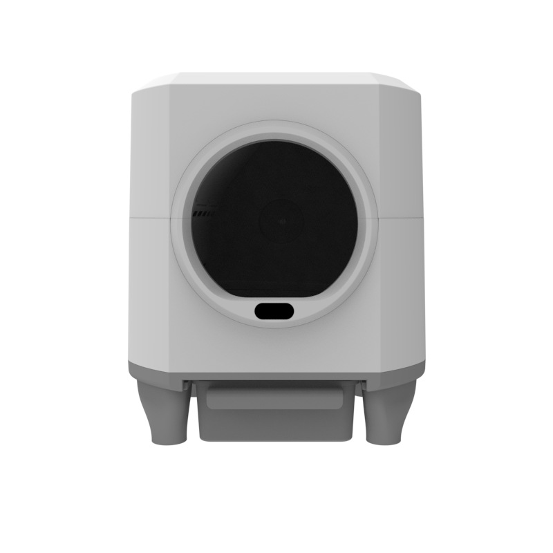 lavabo inteligente para gatos totalmente cerrado inodoro de limpieza automática semiabertura inodoro para gatos de gran capacidad fábrica de chaohong