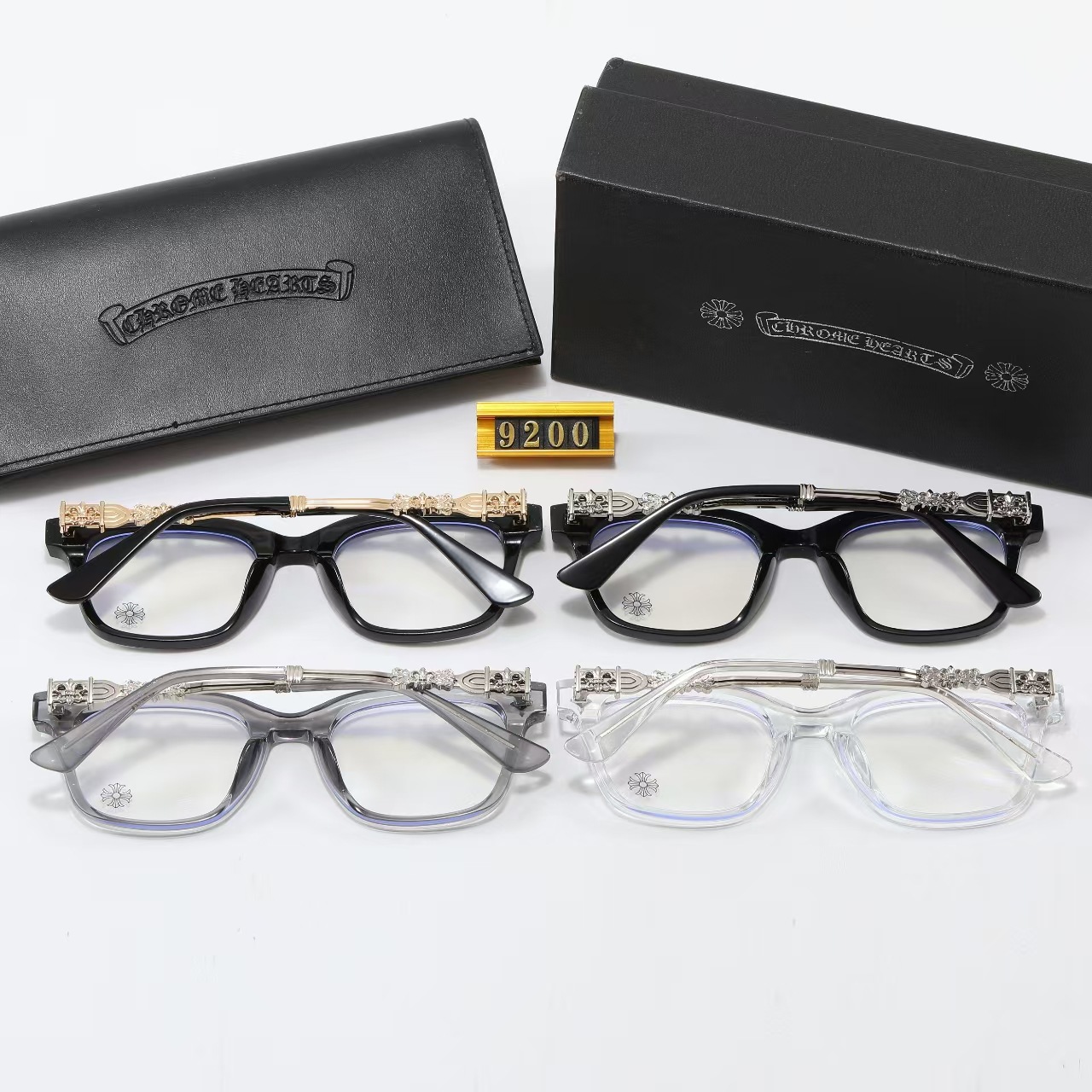 ネット赤生中継金中性レトロ大枠痩せ顔写真9200潮人宝宝級単品眼鏡フレーム新