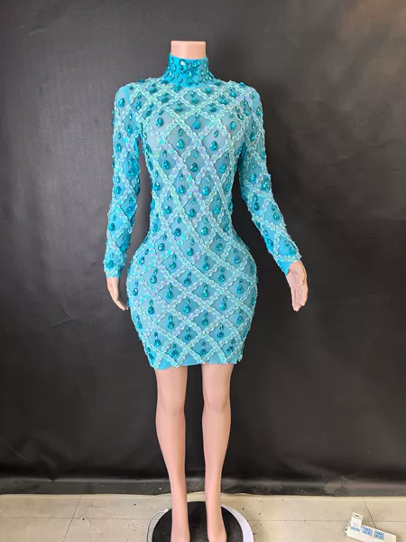 Azure short long-sleeve