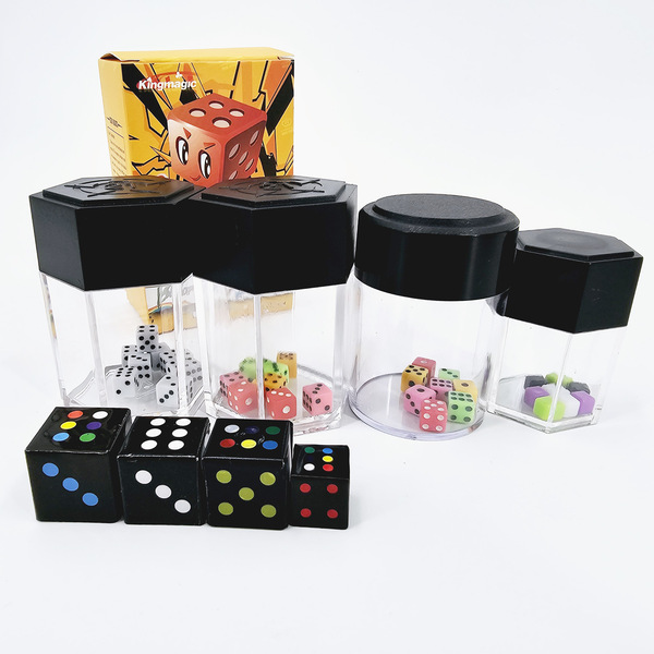 G0512 explosion dice black and white color dice kingmagic magic…