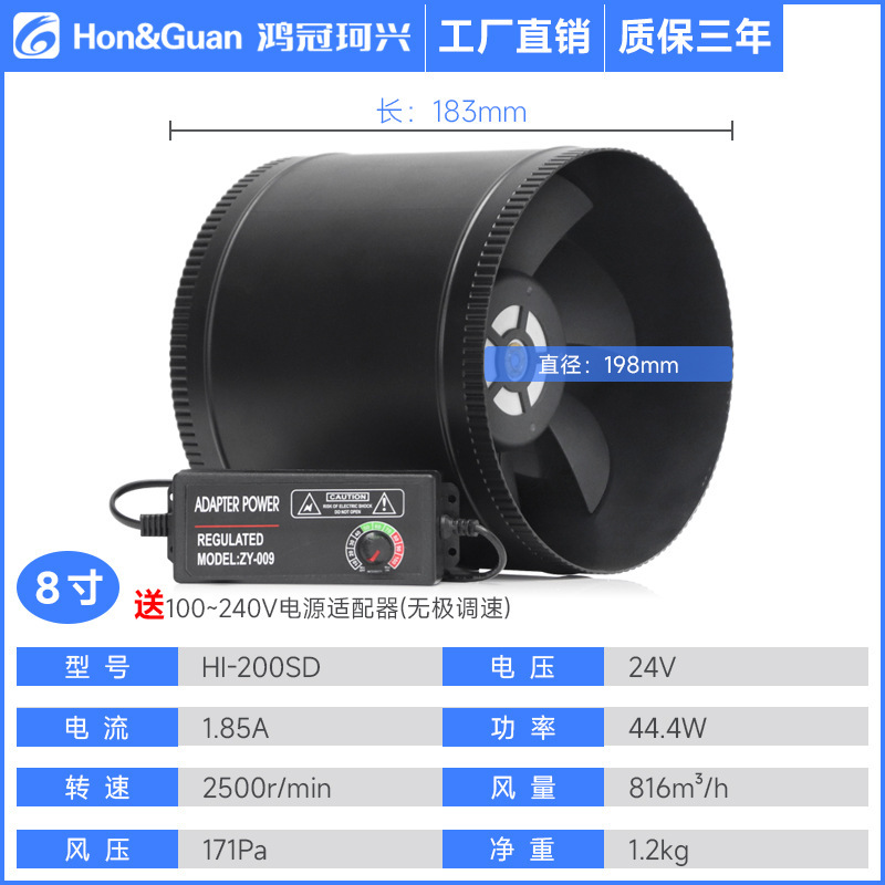 Honuan 3inch 換気扇浴室排気ファンスーパーチャージャー斜流排気ファン PVC パイプファン小型排気ファン|undefined