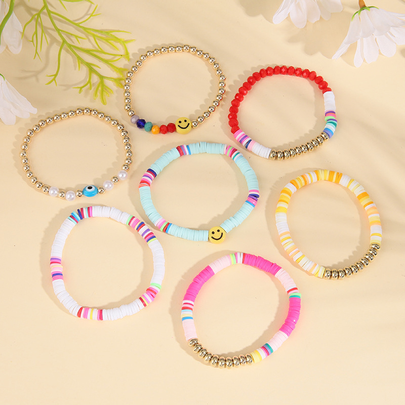 Pulseras De Punto De Arcilla Suave De Moda Para Mujer 1 Set display picture 18