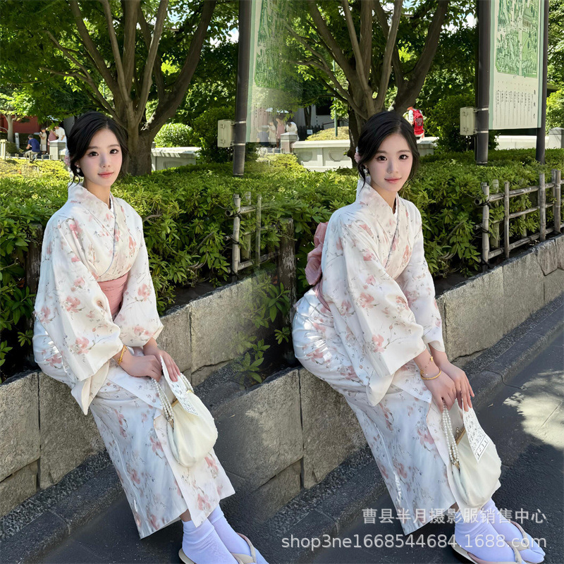 New Improved Kimono Japanese Photography Traditional Photo Divine Girl Yukata Japanese Dress Clothing