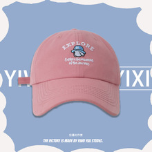 春季新款高级感字母刺绣棒球帽韩版百搭显脸小时尚通勤鸭舌帽子女