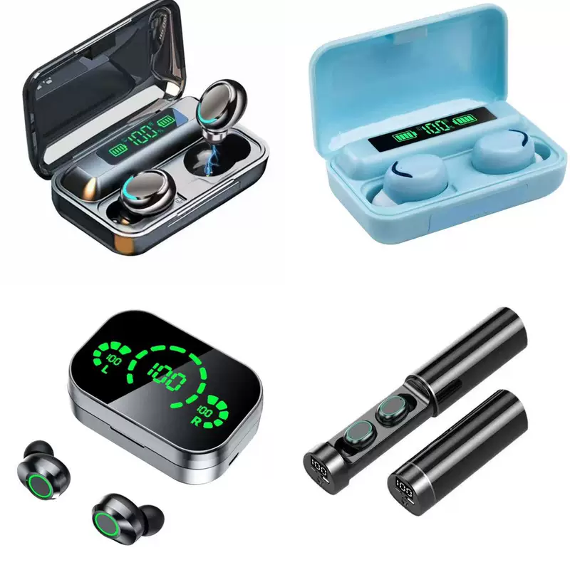 Cross-border new F9-5C Bluetooth headset A6S YD03 Bluetooth headset TWS4 wireless headset in-ear M90 digital display