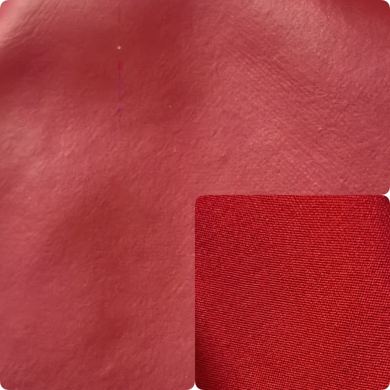 PU tejido inferior cuatro caras 527 tela de cuero mate sudor de piel impermeable cuero artificial cuero