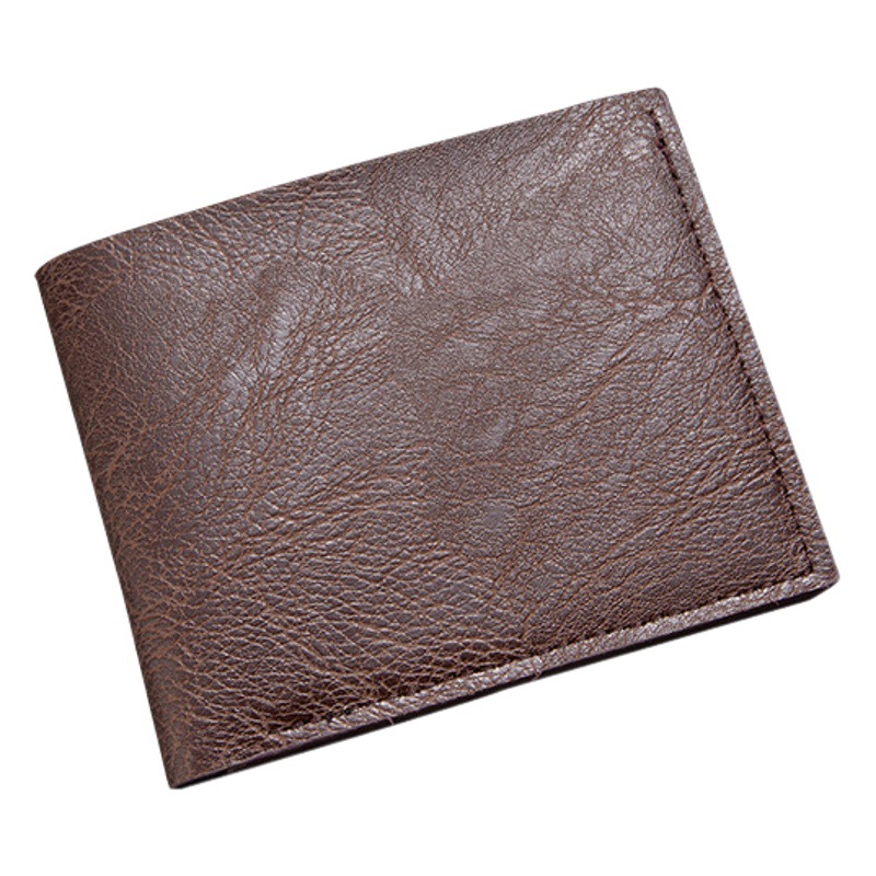 Short Men's Wallet with Logo Printing, Multifunctional Card Holder, 80% off Coin Purses, Cross-Border Exclusive for Credit Cards