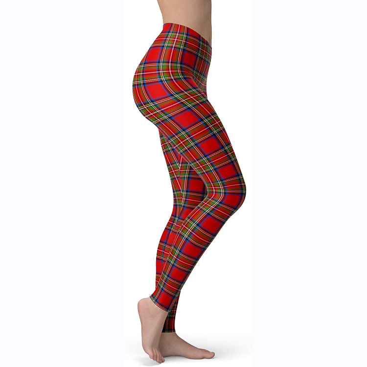 Abbigliamento da donna multicolore stampato slim fit fianchi sollevamento snellente grandi dimensioni corsa yoga fitness leggings_voghion.com