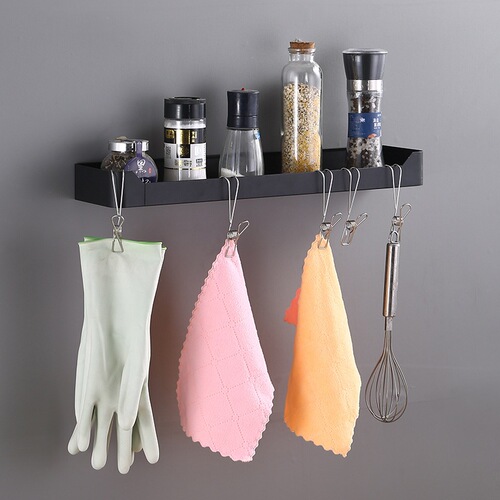 Stainless steel clip with hook wire clip drying clothes clip fixed windproof spring clip document with hook clip