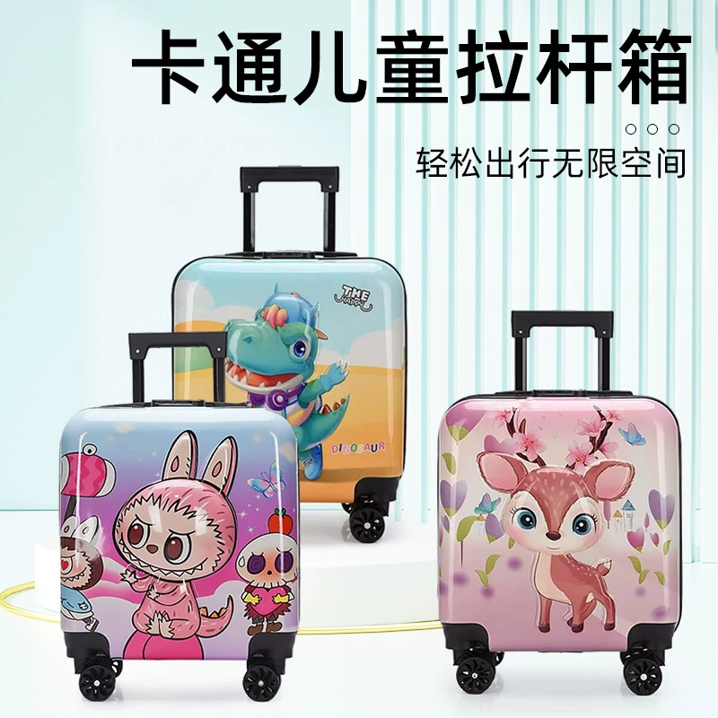 Детский чемодан 18 дюймов большой емкости мультфильм милый студенческий чемодан универсальный замок с паролем для путешествий