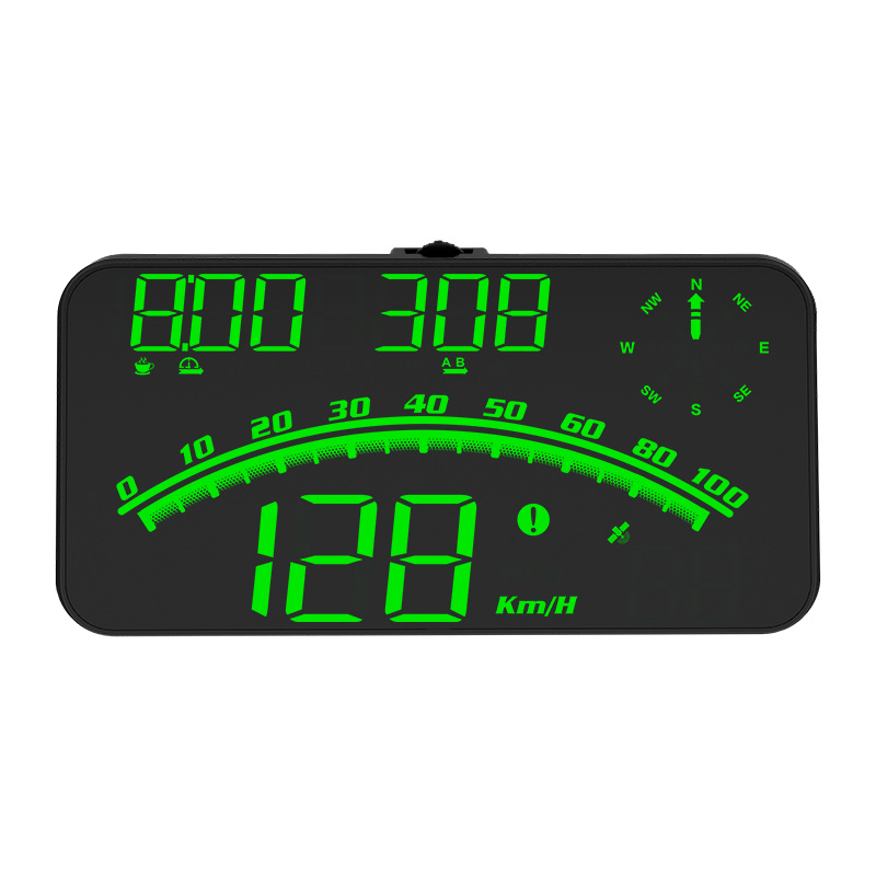 Universal – HUD Universal Car Vehicle HUD - g10-green-font-display-english