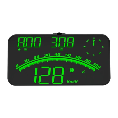 Hud car universal head-up Vehicle HUD - g10-green-light-font-display-english