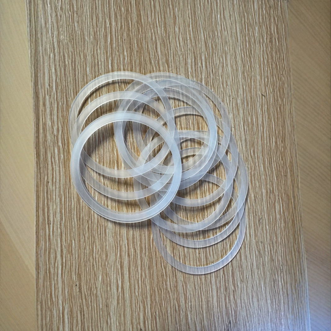 食品级硅胶垫片圆形汽车灯饰密封橡胶减震垫圈耐热汽车专用耐高温