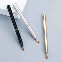 弄影 單支化妝刷網紅唇刷便攜咬塗唇圓頭口紅刷暈染唇刷