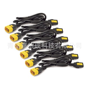 APC power cord kit AP8702S-WW 6 pieces each lockable C13 to C14 cord length 0.6 meters