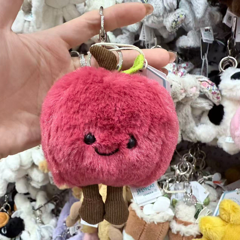 jellycat挂件三标齐全带钢印巴塞罗熊茄子牛角包款式齐批发礼物品|undefined