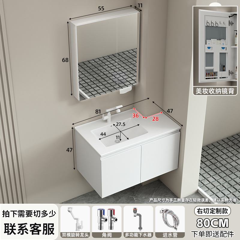 Ángulo cortado panal de abeja gabinete de baño cerámica integral lavabo de forma especial tamaño de inodoro envase lavabo de columna de tubo