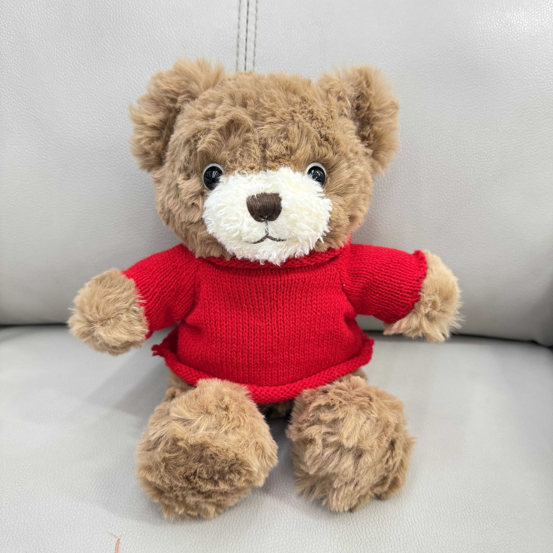 Máquina de muñecas agarrar 8 pulgadas ropa Teddy Bear juguetes de peluche impresión de muñecas LOGO regalos de eventos corporativos