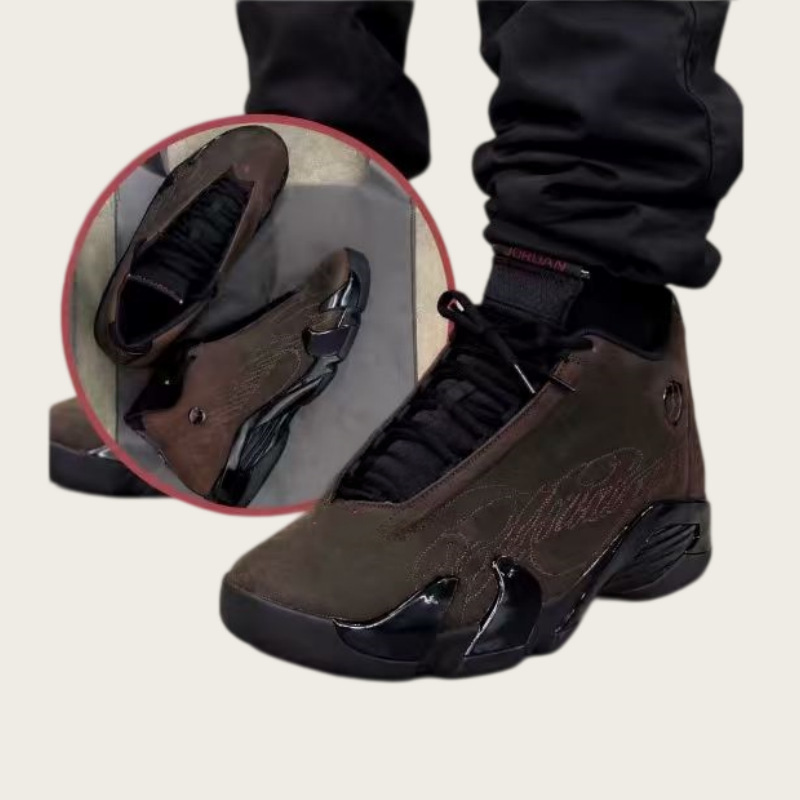 Cross-Border Source Factory Aj14 High-Top Large Size Basketball Shoes White Black Cool Gray Wear-Resistant Sports Shoes Ferrari Basketball Shoes Cross-Border Source Factory Aj14 High-Top Large Size Basketball Shoes White Black Cool Gray Wear-Resistant Sports Shoes Ferrari Basketball Shoes