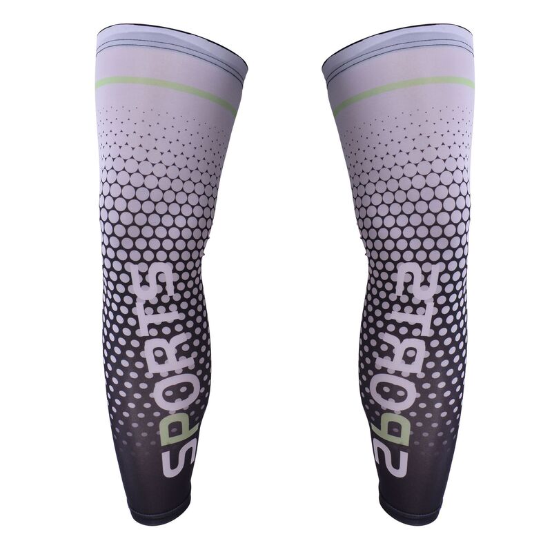 Compressed Leg Covers, Sports Knee Pads, Elastic Ice Silk Leg Guards, Sun Protection Cycling Protective Gear, Quick-Drying Running Outdoor Non-Slip Leg Covers