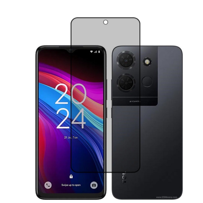 Aplicable a TCL503 pantalla de vidrio templado de alta definición para teléfono celular pantalla completa película protectora esmerilada anti-peep
