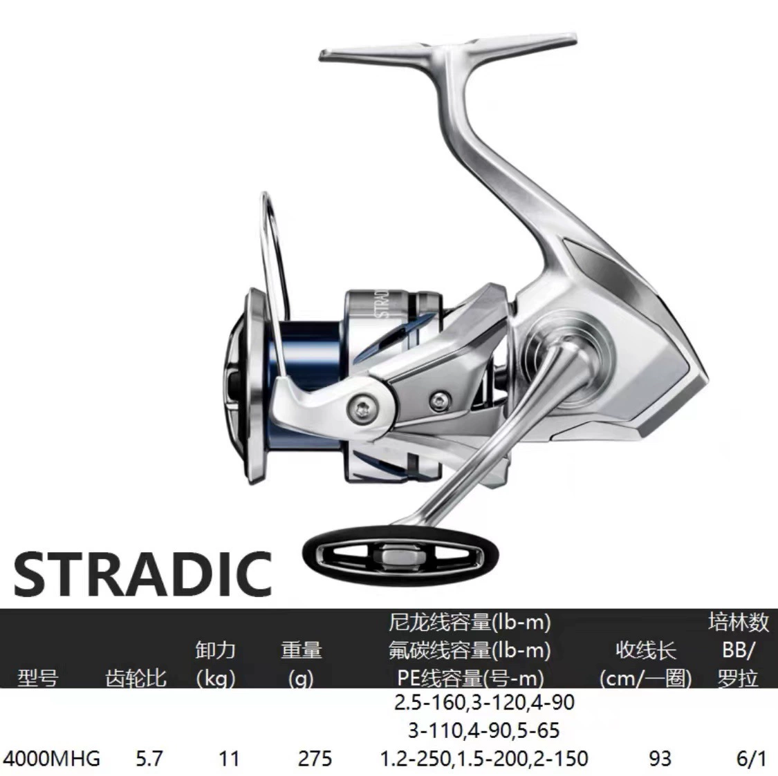 Катушка с вращающейся катушкой (Shimano) Stradic 23 — модели разной размерности, 0.499 кг, компакты 20×20×15 см