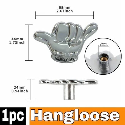 Cross-Border Hot-Selling Car Modified Other Automotive Exterior Supplies - silver-6-gestures-plus-letters