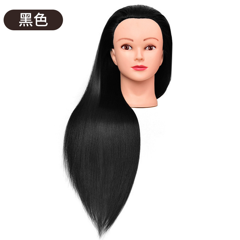 Peluca modelo de cabeza aprendiz cabello tejido práctica updo modelo de maquillaje cabeza maniquí modelo de cabeza peluquería muñeca cabeza modelo de cabeza
