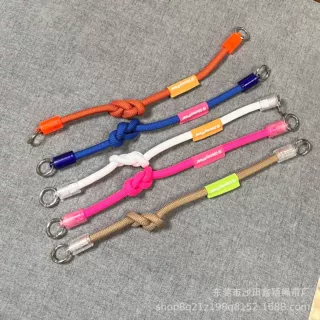 ins风多巴胺配色日韩爆款热卖纯色系手机挂绳水杯绳防丢失绳时尚
