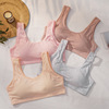 Breathable underwear, top with cups, bra top, sports supporting wireless bra, plus size