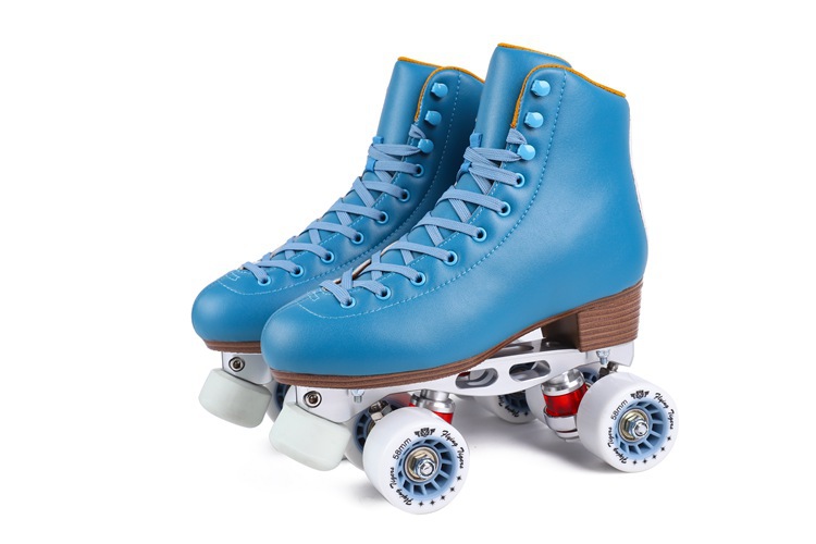 双排溜冰鞋儿童成人运动四轮滑鞋成年男女旱冰鞋双排轮滑冰暴走鞋