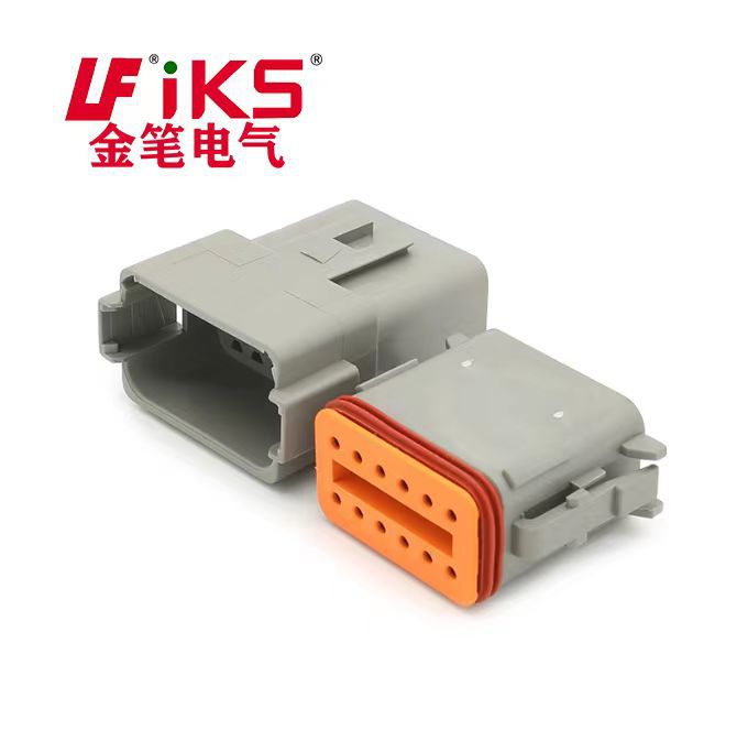 汽车端子DT04-12P  DT汽车连接器 12孔防水塑壳护套接插件 DT06-