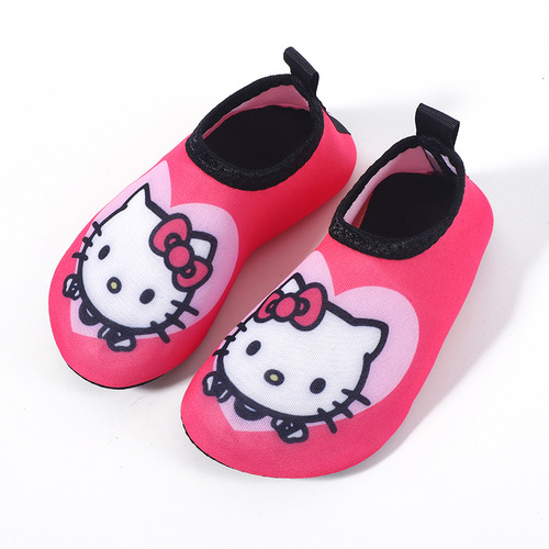 Delicate Breathable Beach Shoes, Cute Parent-Child Rafting Shoes, Summer Unisex Children's Floor Socks, Non-slip, Anti-cut Soft Sole Shoes