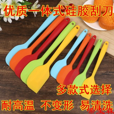 Integrated silica gel Scraper Shovel stir Cake cream baking tool rubber Baking Scraper