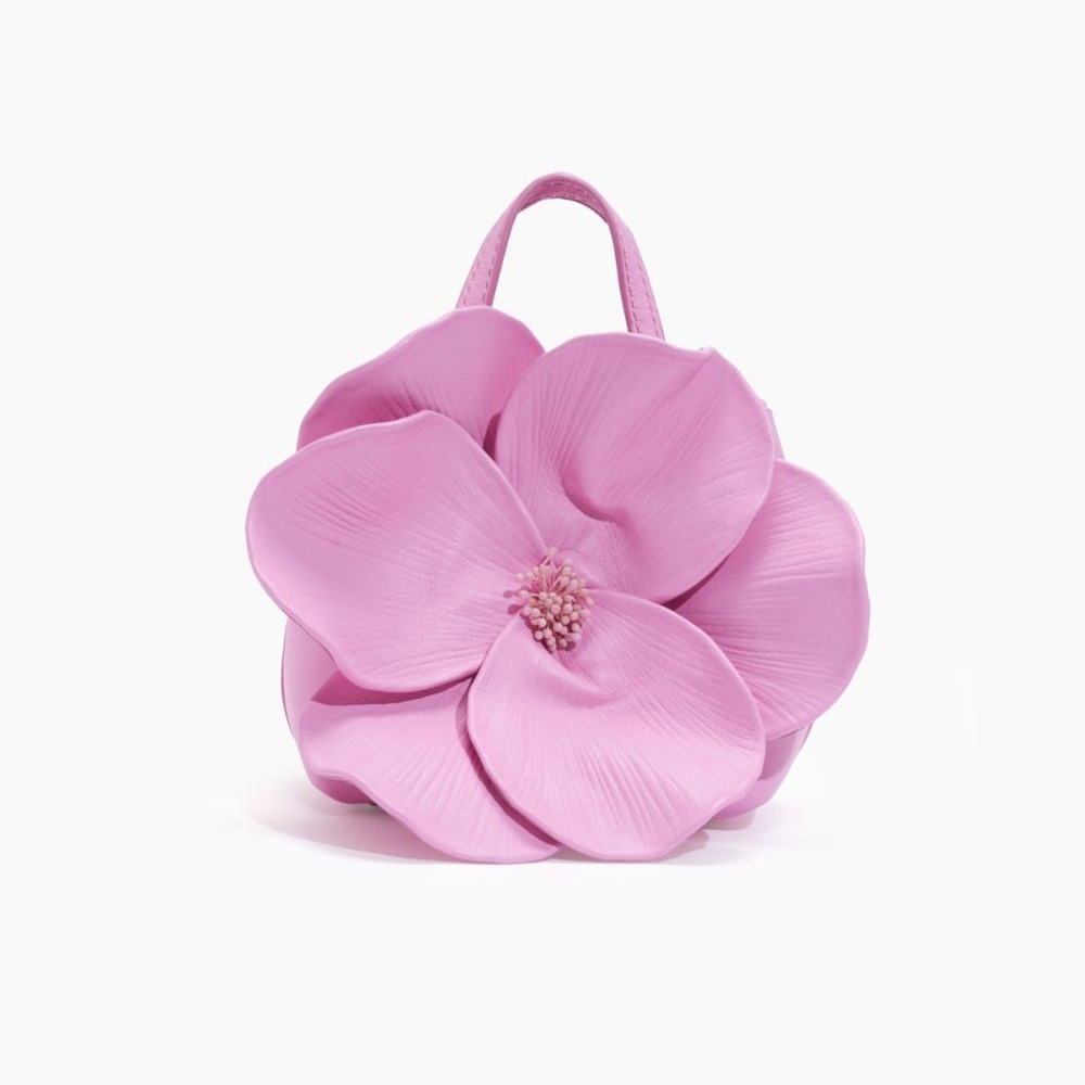 Women's Small Pu Leather Flower Streetwear Open Handbag display picture 1