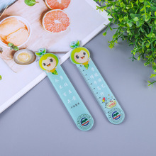 直供可爱广告宣传直尺 小学生小清新卡通创意动物透明亚克力尺子