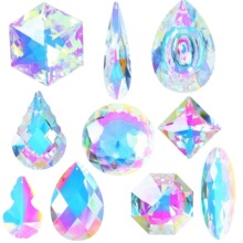 工厂直供跨境货源光的礼物120mm大水晶棱镜吊坠太阳捕手水晶挂件