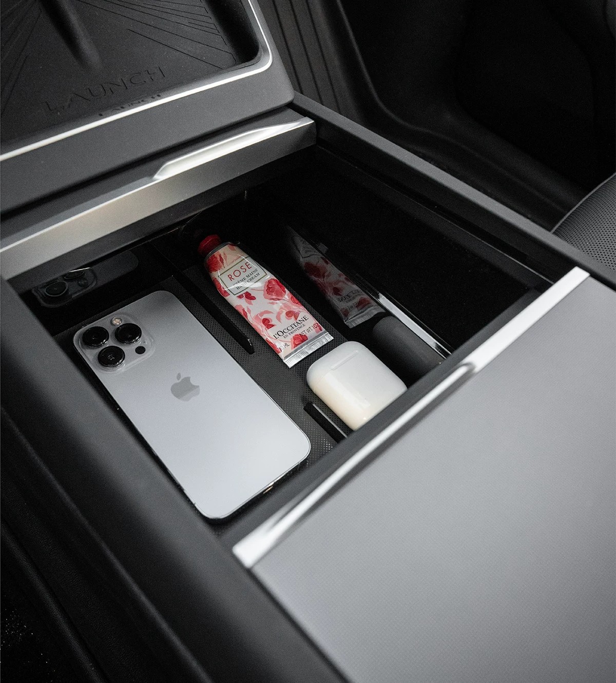 Suitable for Tesla's New Version of Model 3/Y/Yl/Center Console Storage Box, Armrest Box, Storage Box, Organizer Box