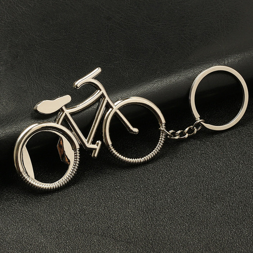 Wholesale cross-border creative beer screwdriver men's car pendant advertising gift bottle opener bicycle keychain