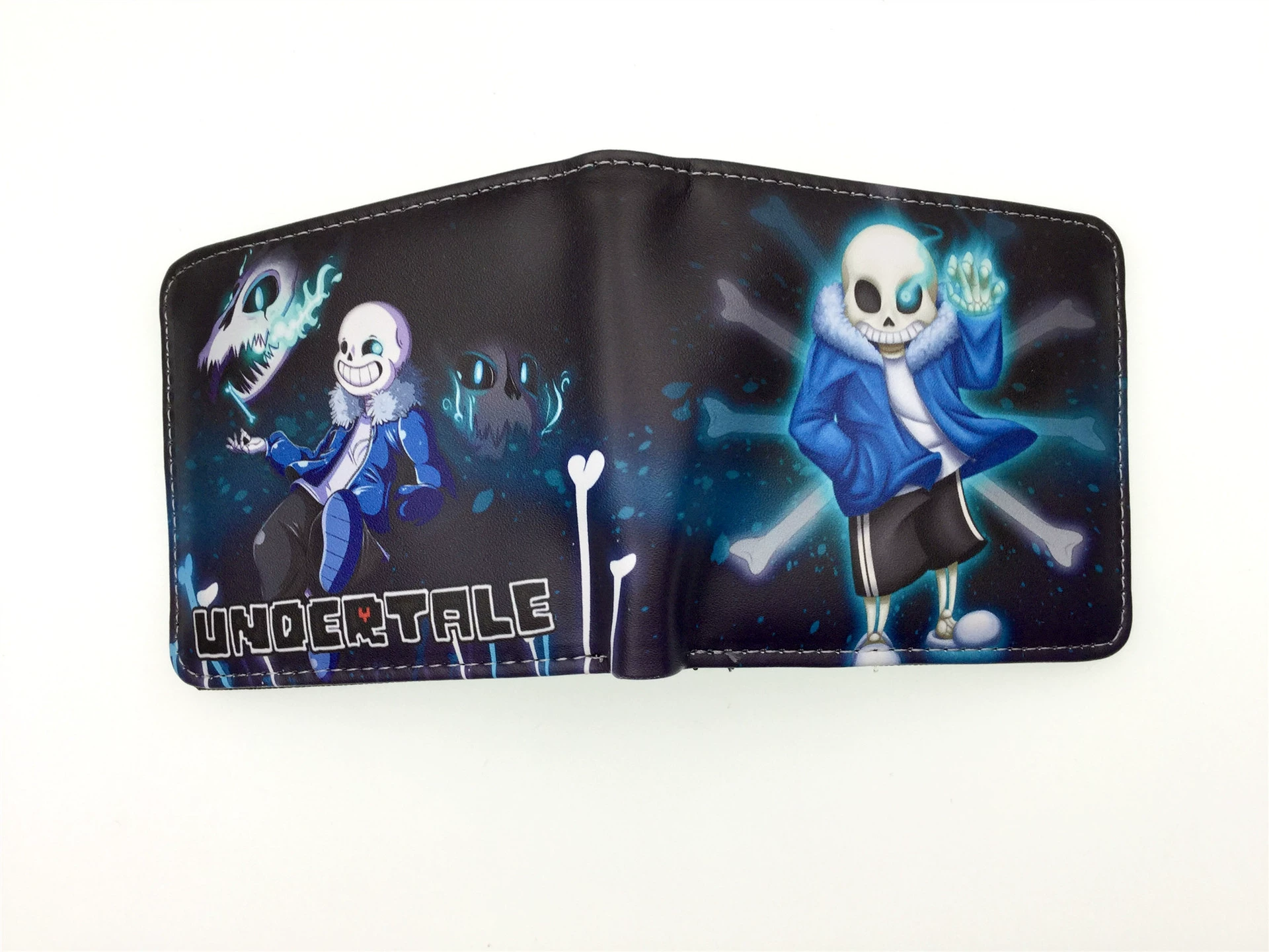 Под легендой, компактный бумажник Undertale Skeleton Brothers, периферия игры, короткий студенческий бумажник, следовать