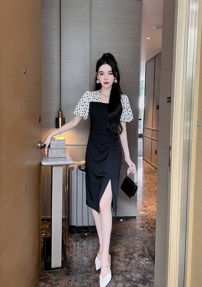 D0103 870K VÁY ĐẦM LIỀN THÂN NỮ CHOTDNG MÙA HÈ PHỤC CỔ CỔ ĐIỂN THỜI TRANG NỮ G03 SẢN PHẨM MỚI
