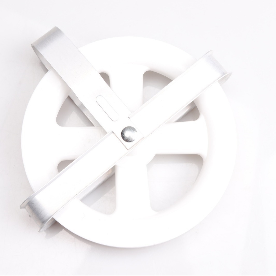 各种材质滑轮晾衣绳索配件可悬挂5英寸金属铝框塑料轮厂家直销