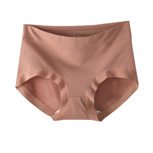 60 count Xinjiang long-staple cotton women's underwear women's pure cotton antibacterial crotch breathable mid-waist girls' autumn and winter large size briefs